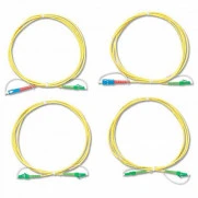 Комплект одномодовых тестовых эталонных кабелей Fluke Networks SRC-9-SCLC-KIT (2 м) для тестирования оптоволоконных кабелей LC (2 SC/LC, 2 LC/LC)
