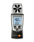 testo 410-1 — анемометр с крыльчаткой, со встроенным NTC сенсором измерения температуры воздуха